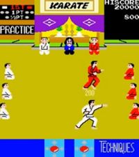 Karate Champ sur Arcade